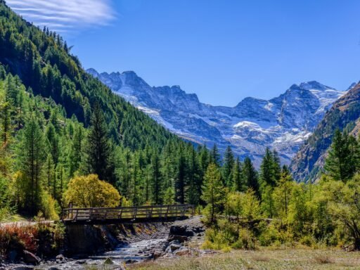Valle d'Aosta - uitzicht bergen