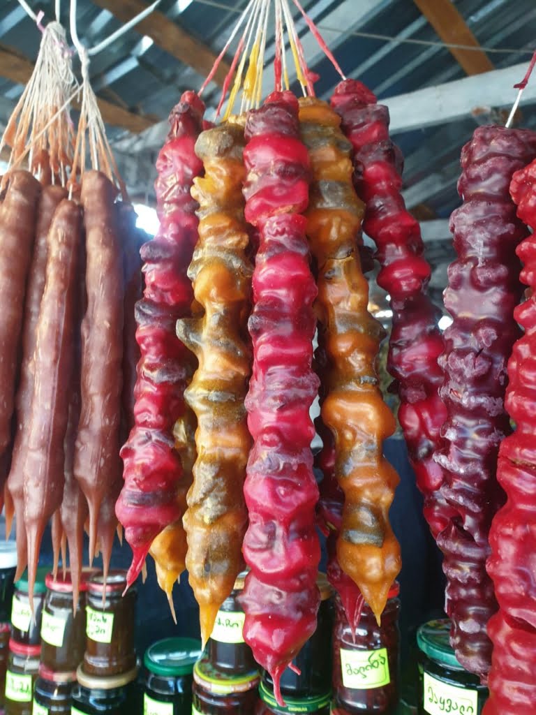 Tbilisi markt - Churchkhela