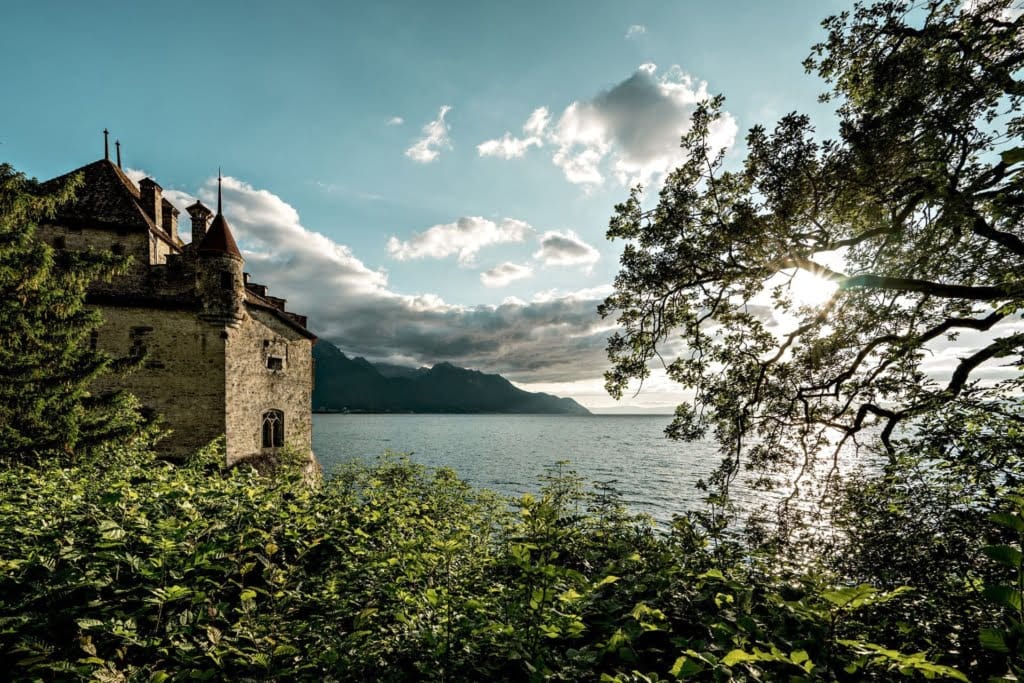 Kasteel Chillon treinreis zwitserland
