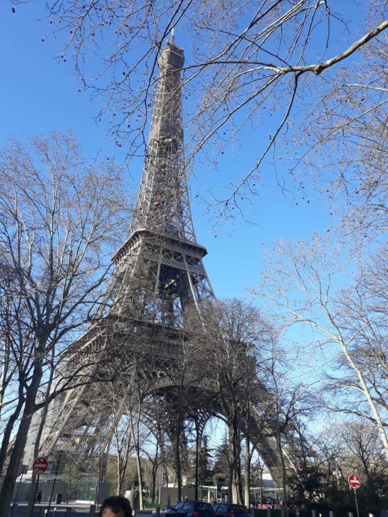 Parijs - eiffeltoren winter