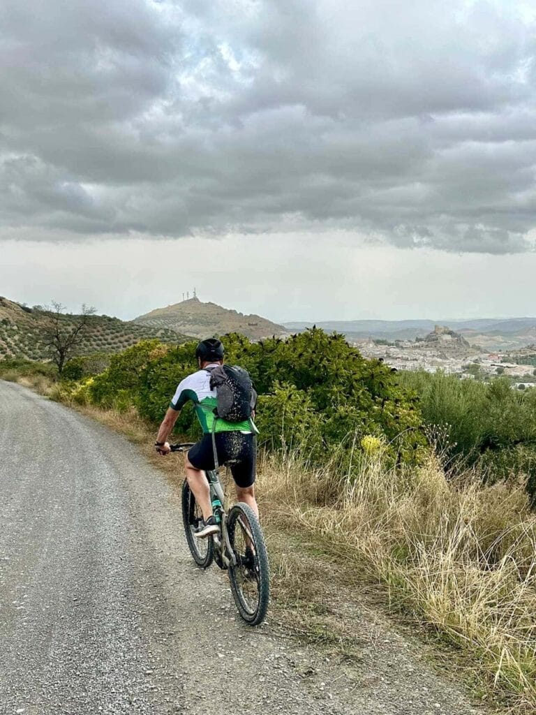 Fietsen over de caminos de pasion