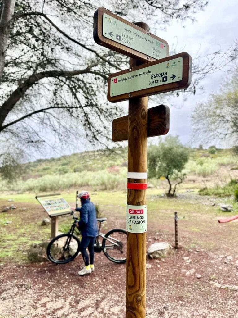 Caminos de Pasion - bordje richting Estepa