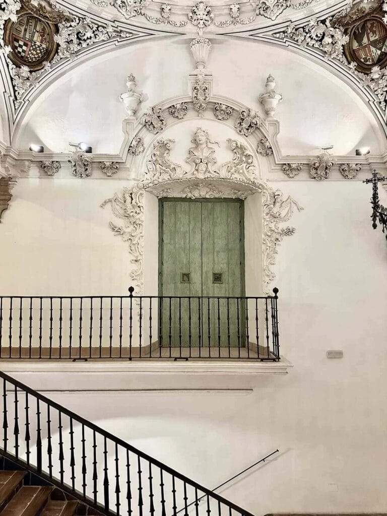 Ecija - Palacio de Peñaflor - ornamenten deur