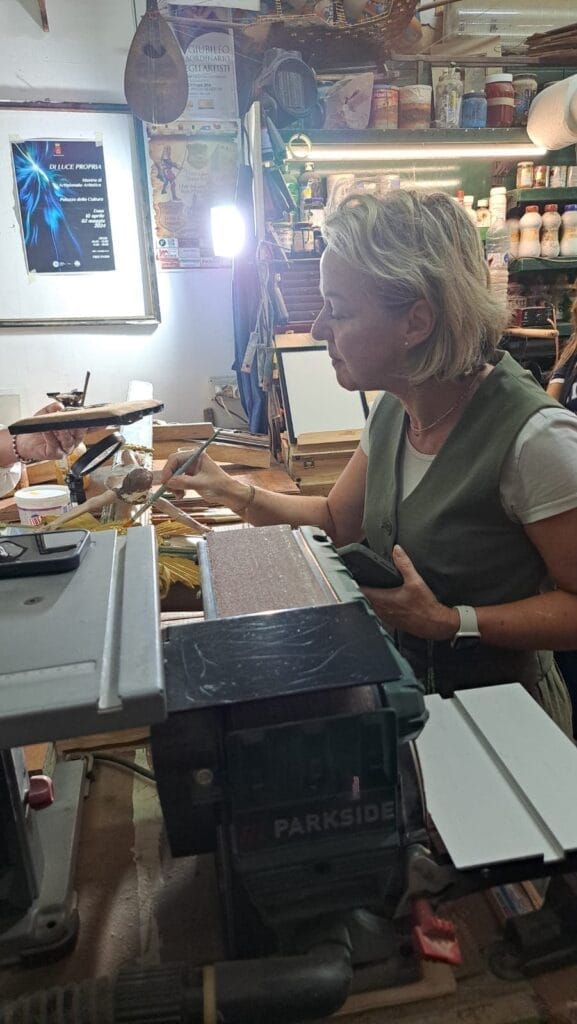 Enna - restauratie workshop bij Angelo Scalzo