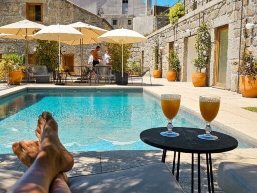 Casas da Lapa - zwembad ontspannen