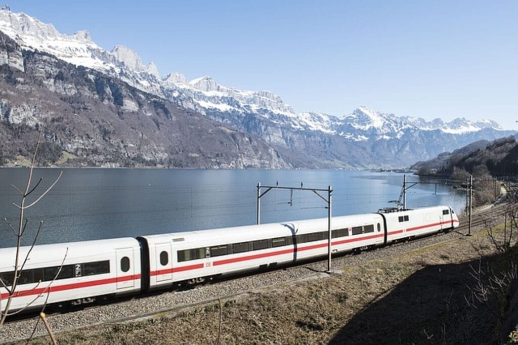 Trein italie - berggebied
