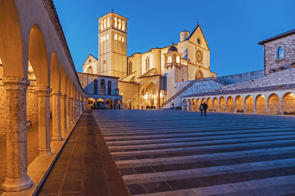 Assisi - trap - avond