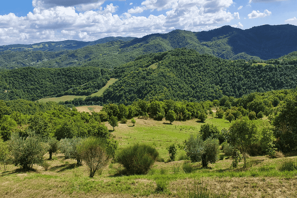 Umbrie - groen landschap