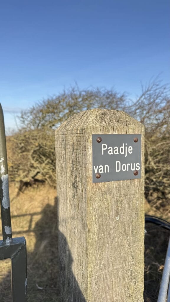 Duinen Castricum - paadje van Dorus - geen toegang