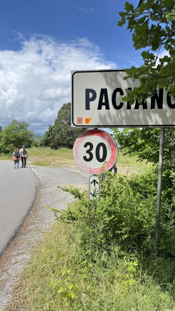 Paciano bord - wandeling