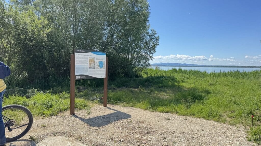 Fietsen Trasimenomeer - Tuoro - route fietspad om meer