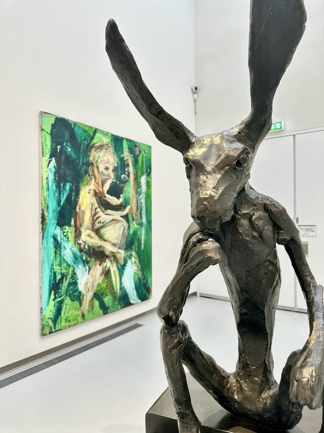 Hedendaagse kunst in Galerie Würth in Lillestrøm.