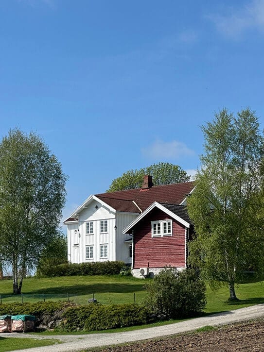 Geboortehuis van Munch in Løten. 