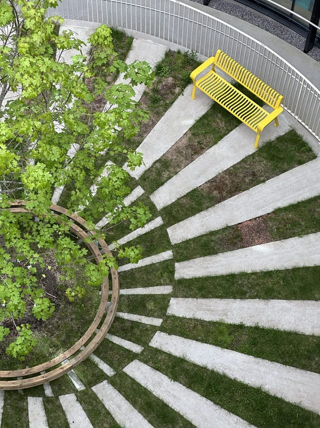 De Plus gebouw van Vestre in Magnor Noorwegen. 