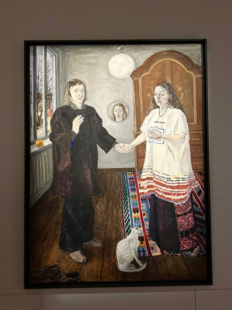 Schilderij door Lena Cronqvist in Värmlands Museum in Karlstad. 