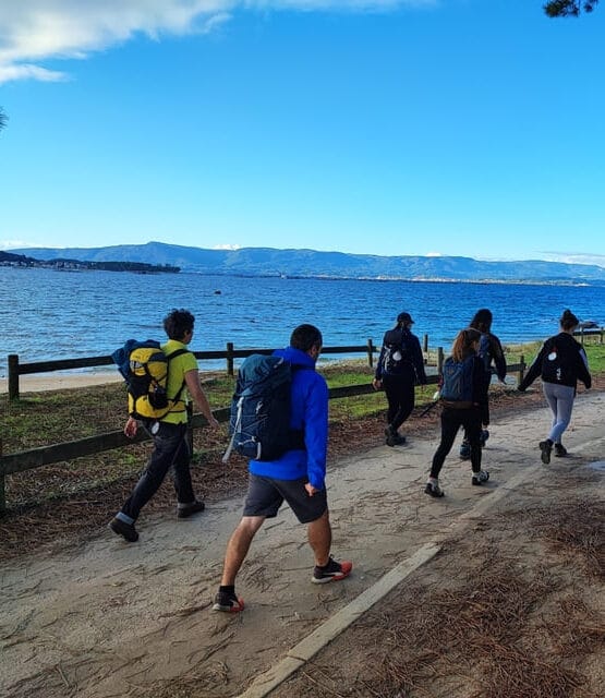 O Salnés Camino Portugues - kust - wandelaars