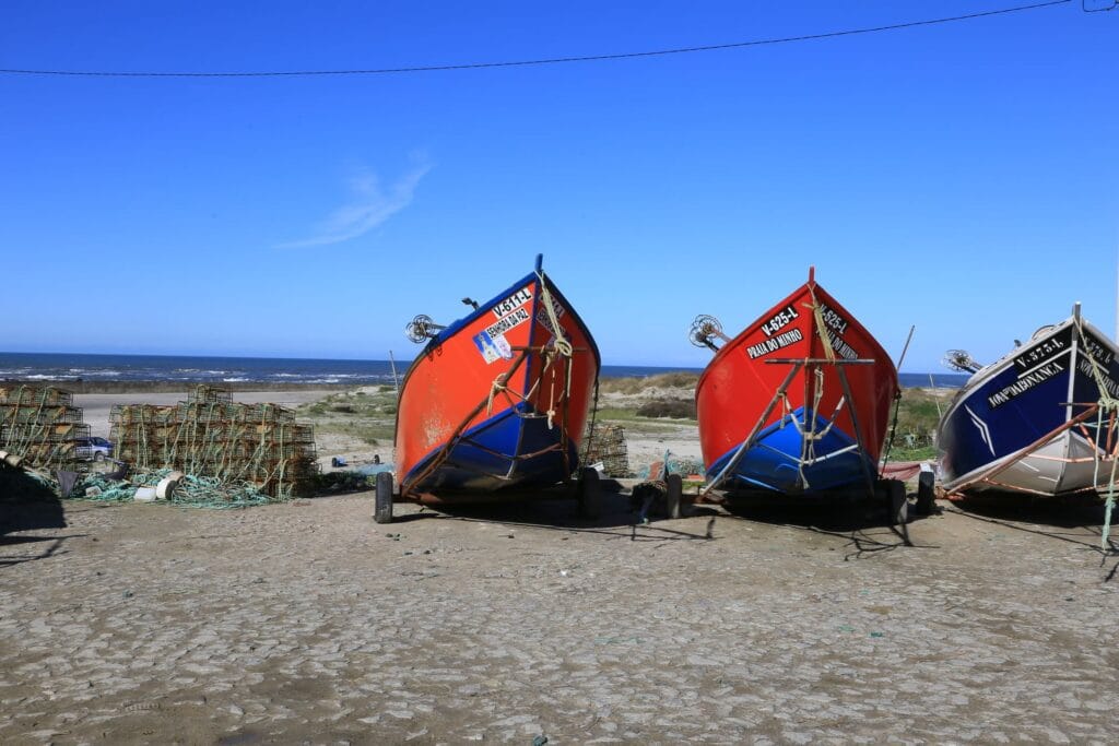 Costa Verde - bootjes aan kust