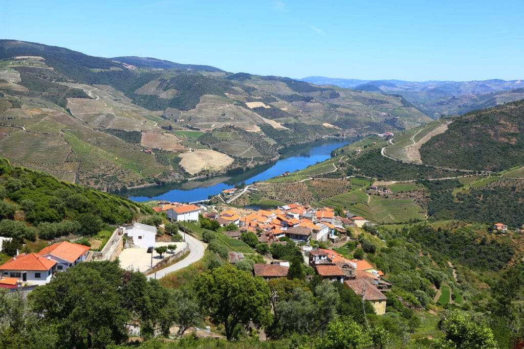 Douro vallei wandelen - dorp van boven