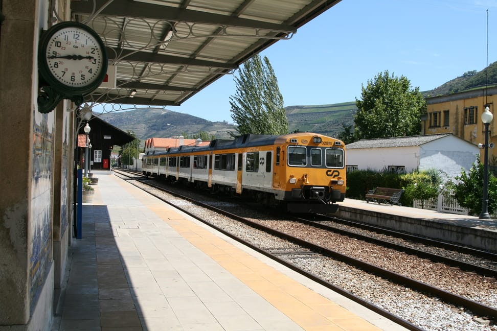 Douro vallei Portugal - treinstation