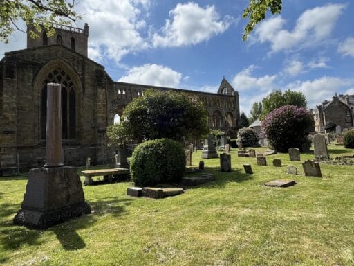 St Cuthberts way - Abdij van Jedburgh