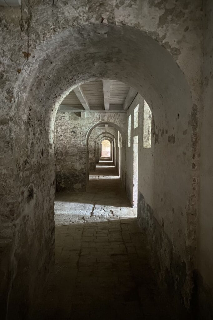 Idromeer - Fort van Anfo - gangen