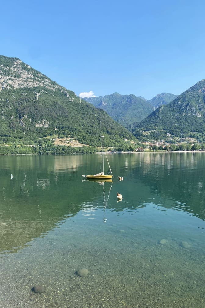 Glamping Idromeer - uitzicht
