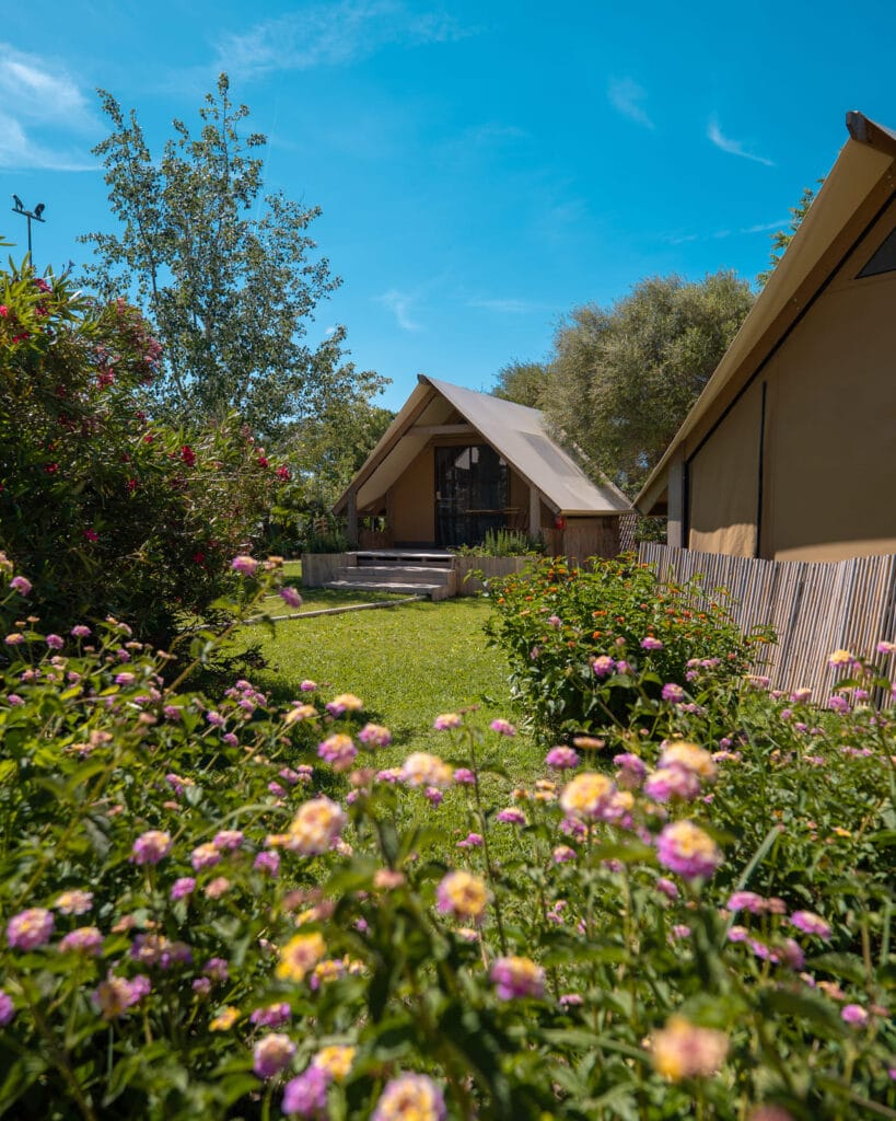 Butterfly house Sardinie - glamping - bloemenzee