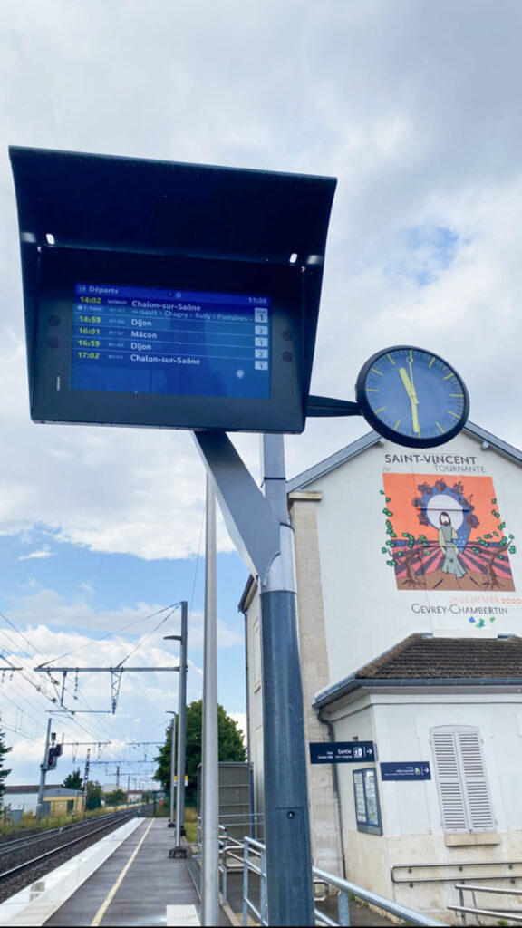 Trein naar Dijon