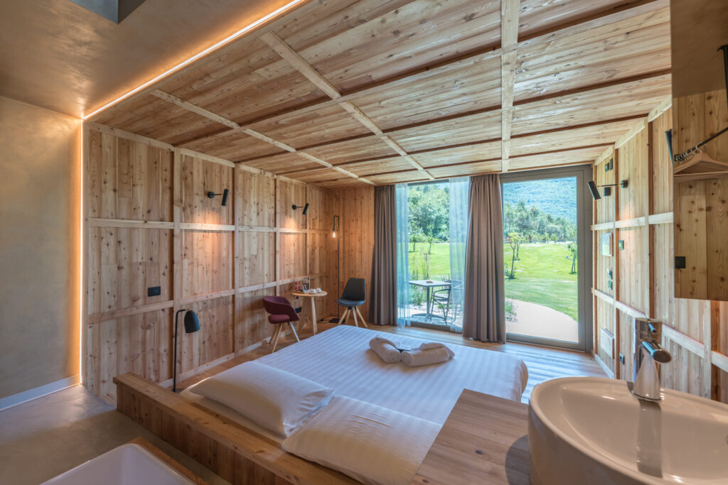 Agritur La Dolce Mela - slaapkamer kamer met uitzicht