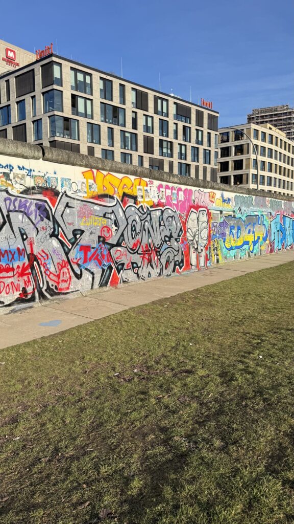 Berlijn - muur Oost-Berlijn