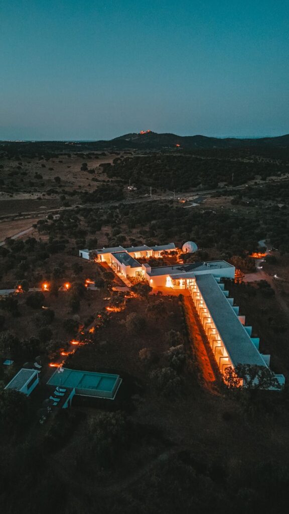 Montimerso - avond - luchtfoto
