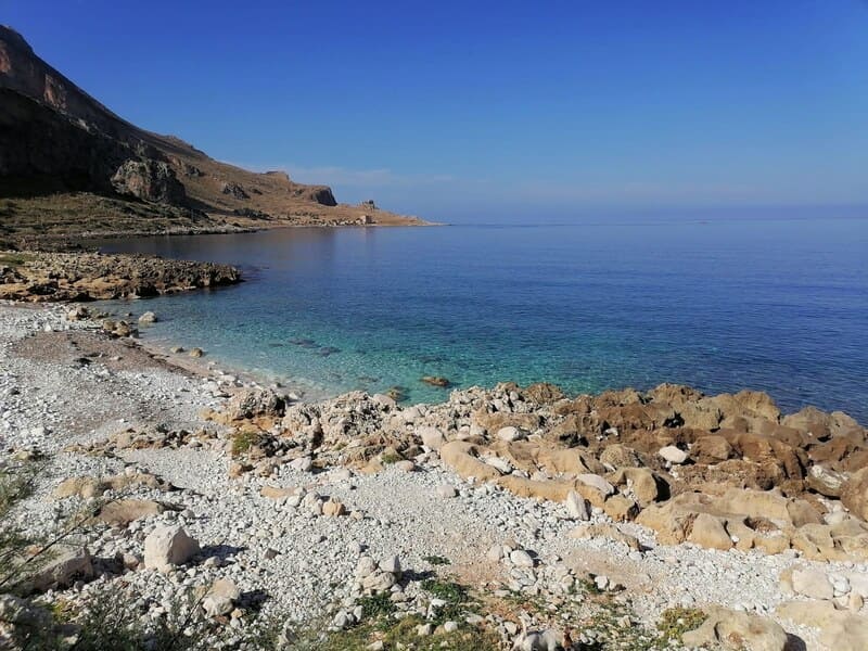 San vito lo capo - verlaten strandje