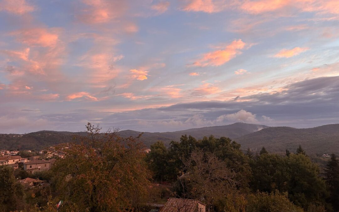 Casa del Chiodo - uitzicht avondzon