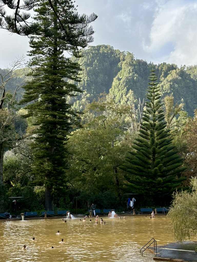 São Miguel Azoren, Portugal 21 16 zwemmen Terra Nostra Park