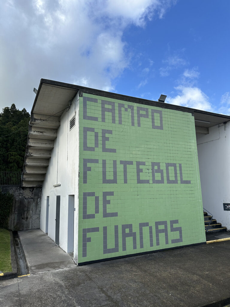 São Miguel Azoren, Portugal 5 22 straatbeeld Furnas azoren