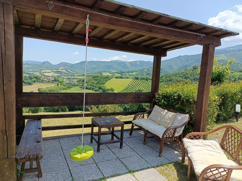 Villa Colticciola - overdekt terras