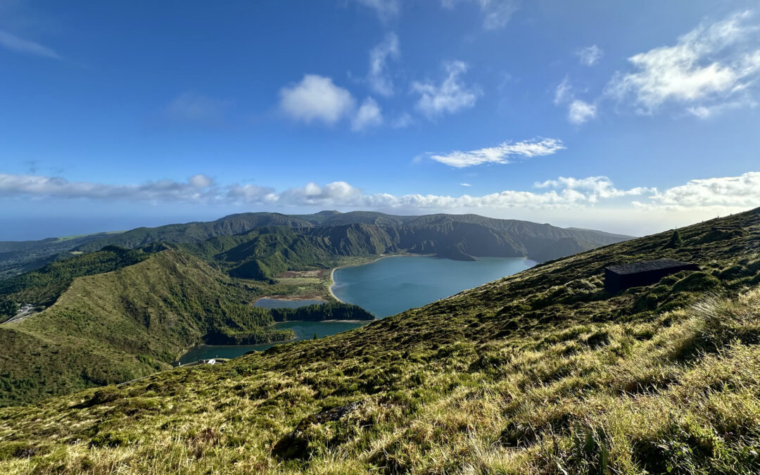 Sao Miguel - Lago do Fogo uitzicht op het kratermeer