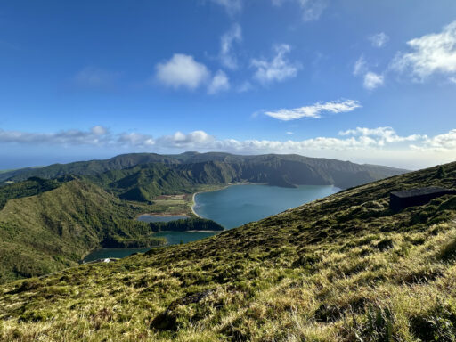 Sao Miguel - Lago do Fogo uitzicht op het kratermeer