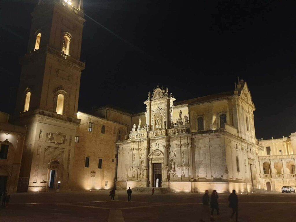 Lecce by night - kathedraal