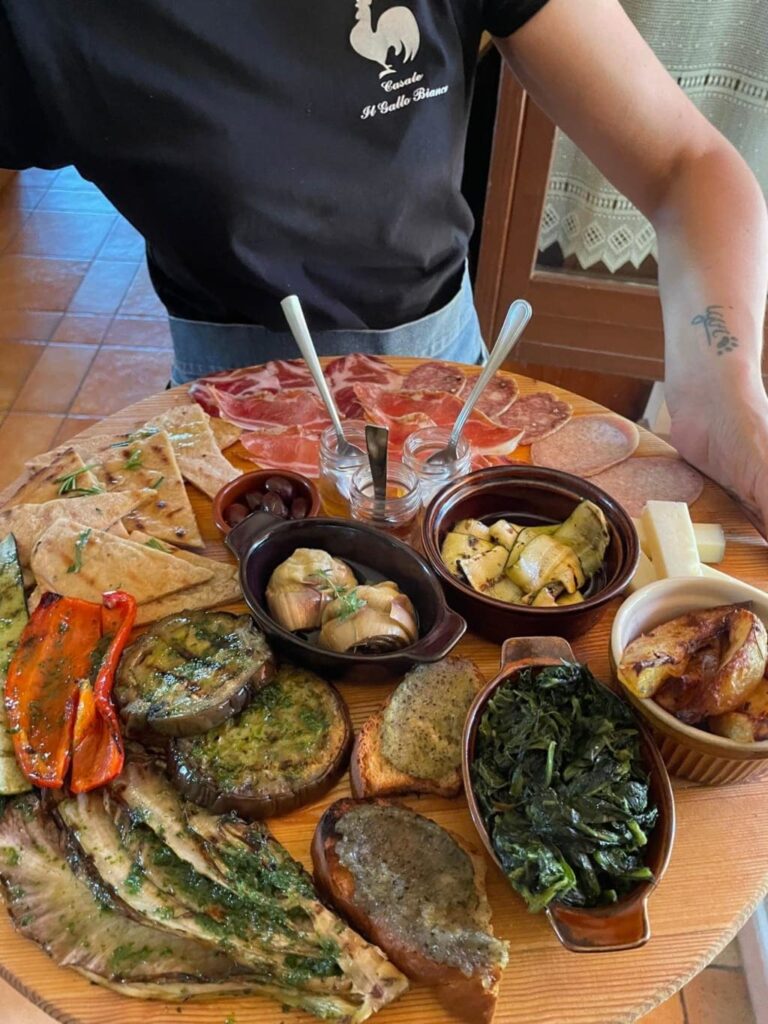 Casale Il Gallo Bianco - verse producten van eigen land