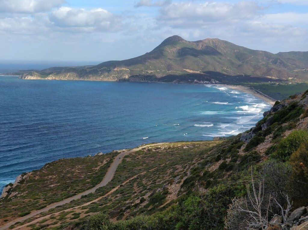 Sardinie - Buggerru - kustweg