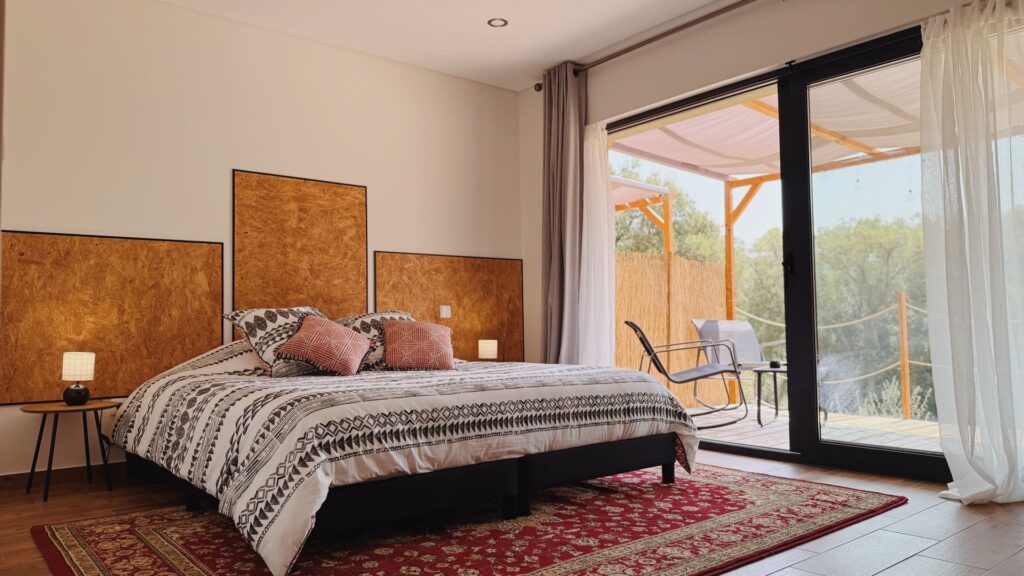 Terras do Selvado - Villa Refugio - suite retiro - slaapkamer