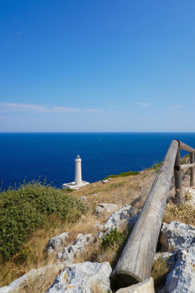 Natuurpark kust Otranto Santa Maria di Leuca en bos Tricase - vuurtoren