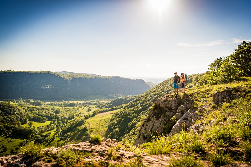 Belvédère de la Roche au Feu - Cirque du Fer à Cheval au dessus des Planches-Près-Arbois