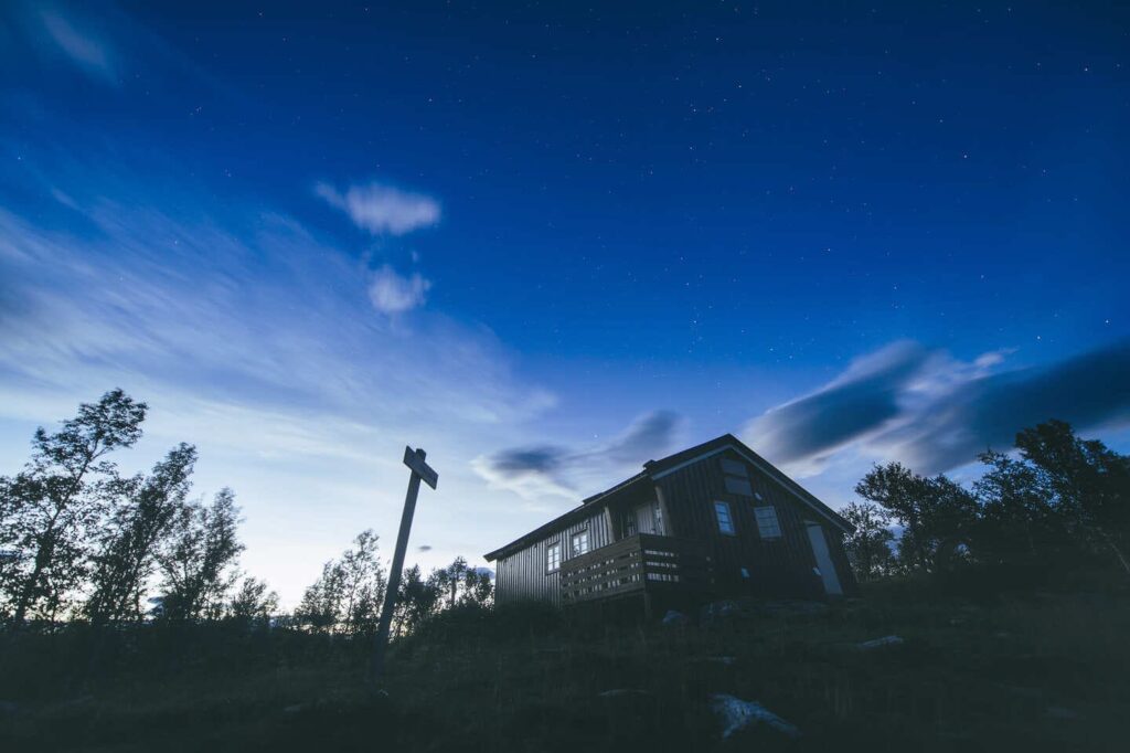Rondane - Dovre hike - DNT Eldabu - sterrenhemel