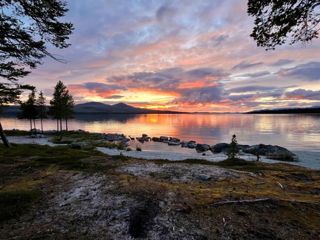 Femundsmarka - zonsondergang