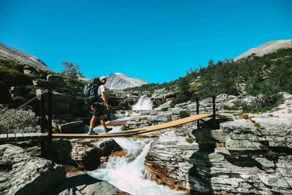 Hiking Rondane - bruggetje