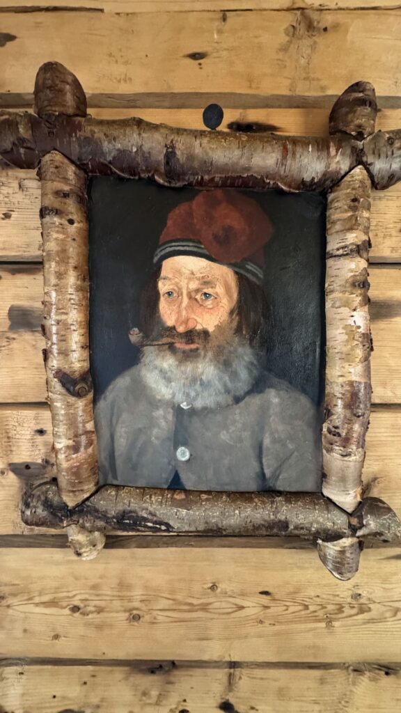 Reine - lofoten - vissershuisje schilderij visser