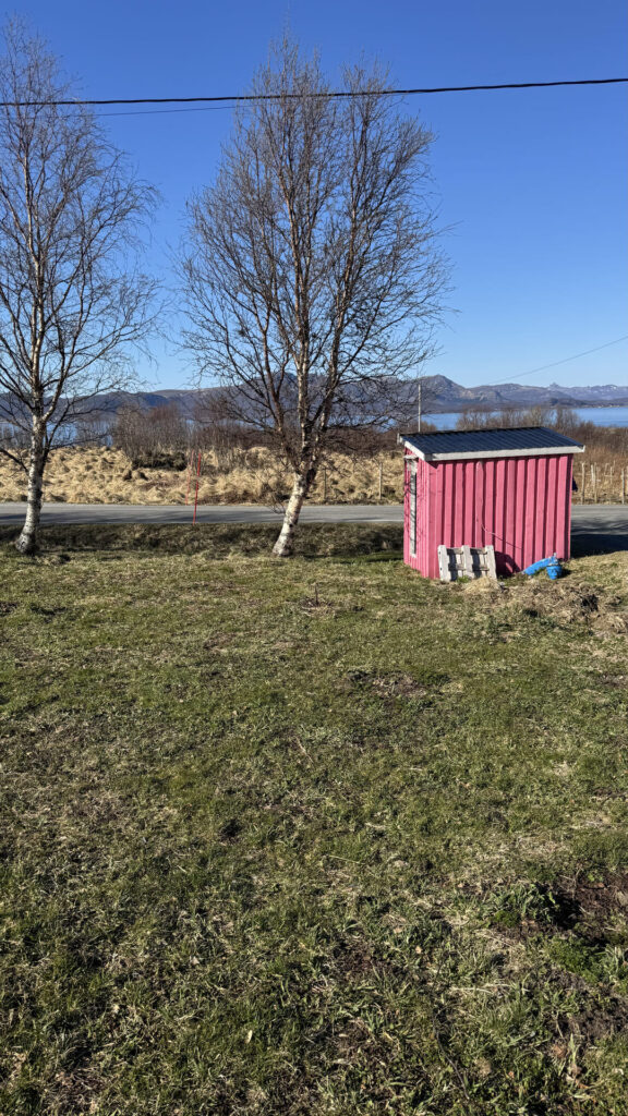 Vesteralen - norheimgard - bushuisje aan weg