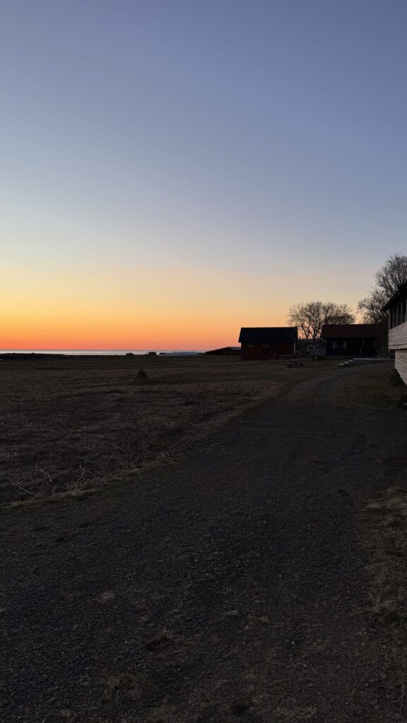 Marmelkroken - zonsondergang april